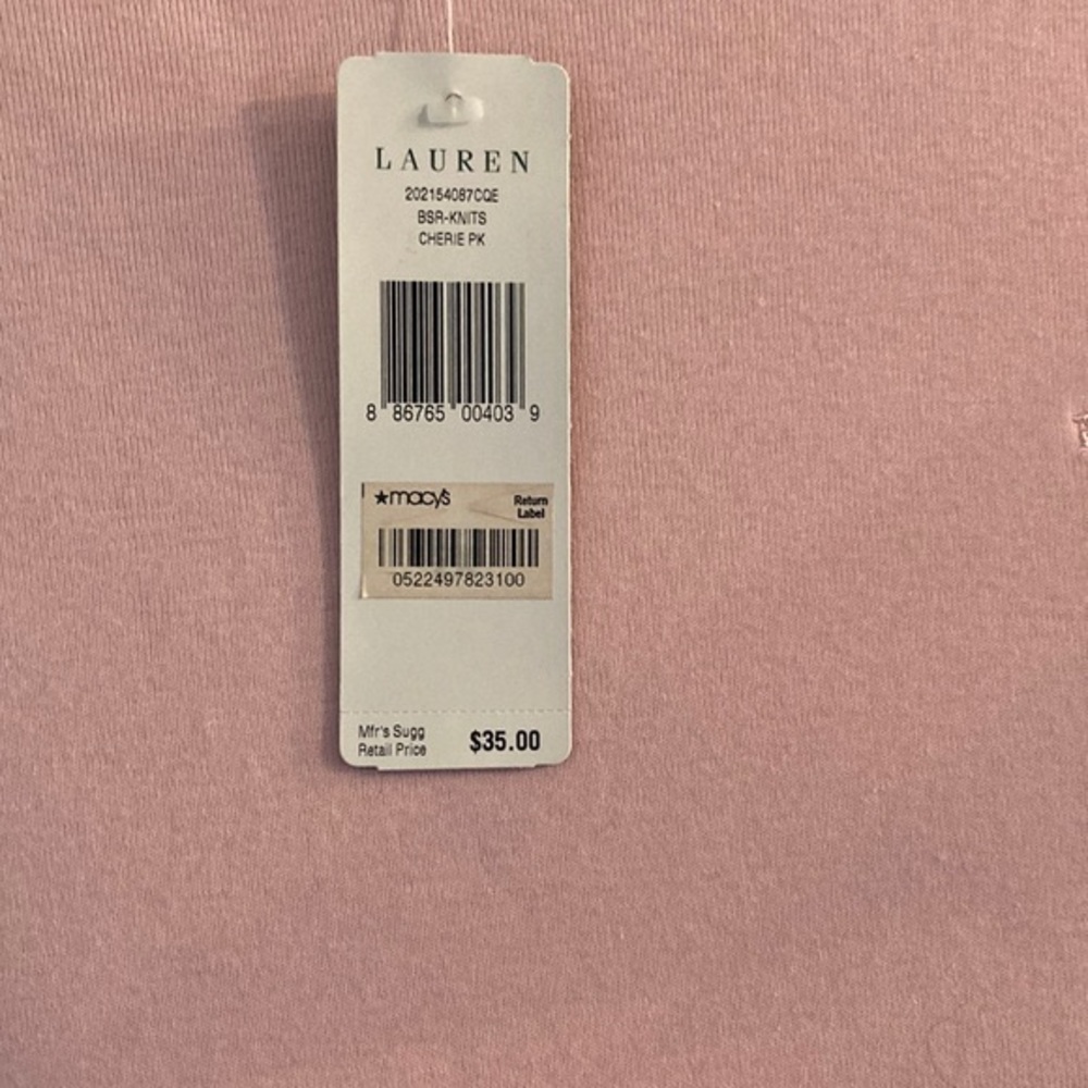 Pink tee,never worn 100% cotton